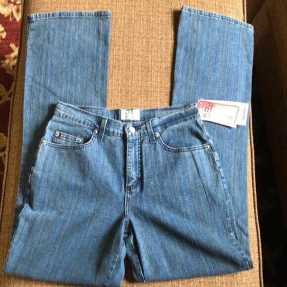 Soft Striped Denim Olivia Fit Jeans - Picture 2 of 8
